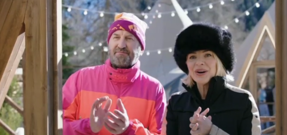 Holly Willoughby and Lee Mack watched on, but viewers weren't impressed