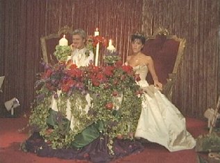David and Victoria tied the knot at a £750,000 Robin Hood-themed bash at Luttrellstown Castle in Dublin in 1999