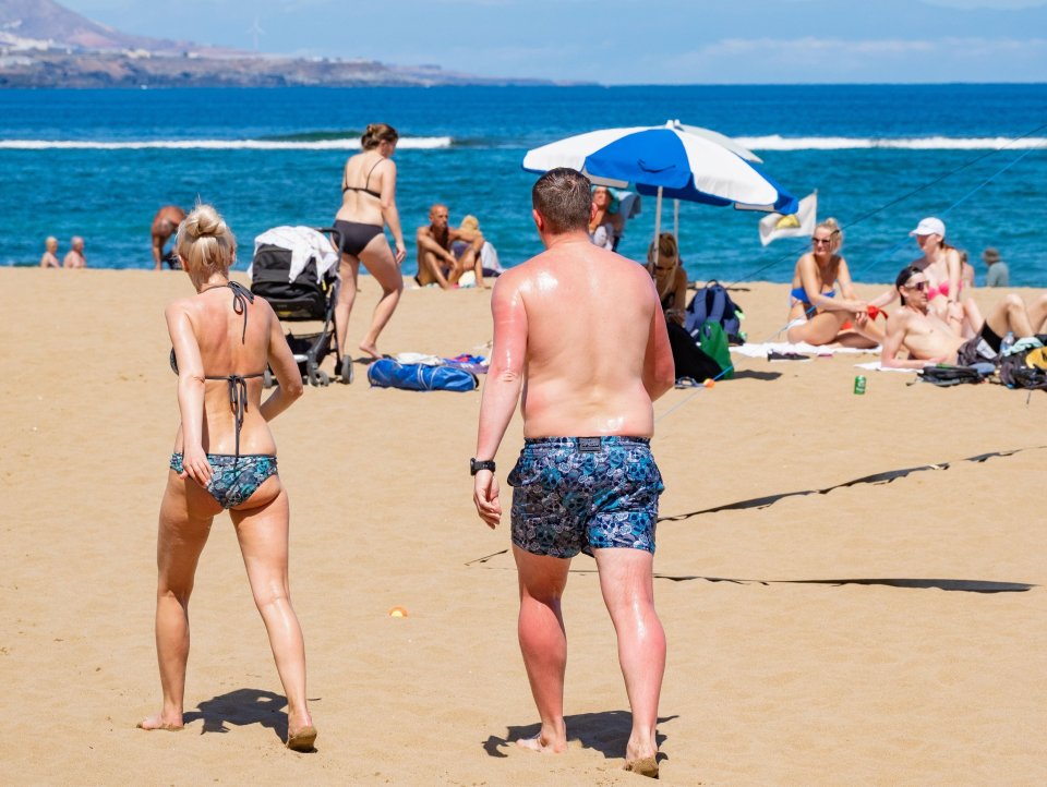 Bikinis are still fine on the beach, of course