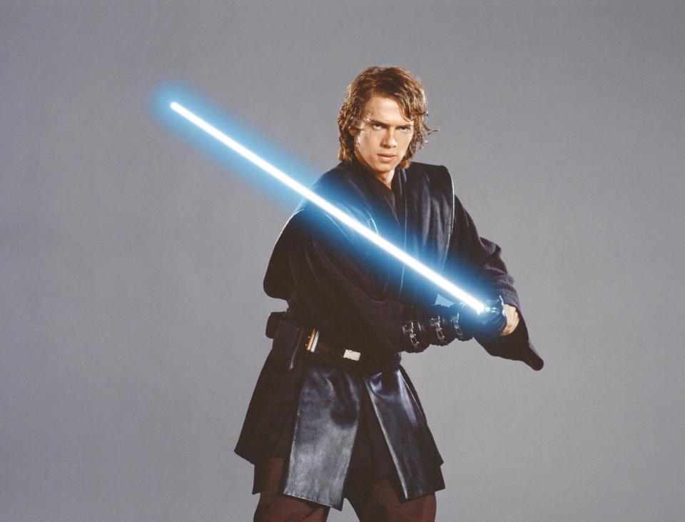 Hayden as Anakin in the new TV series