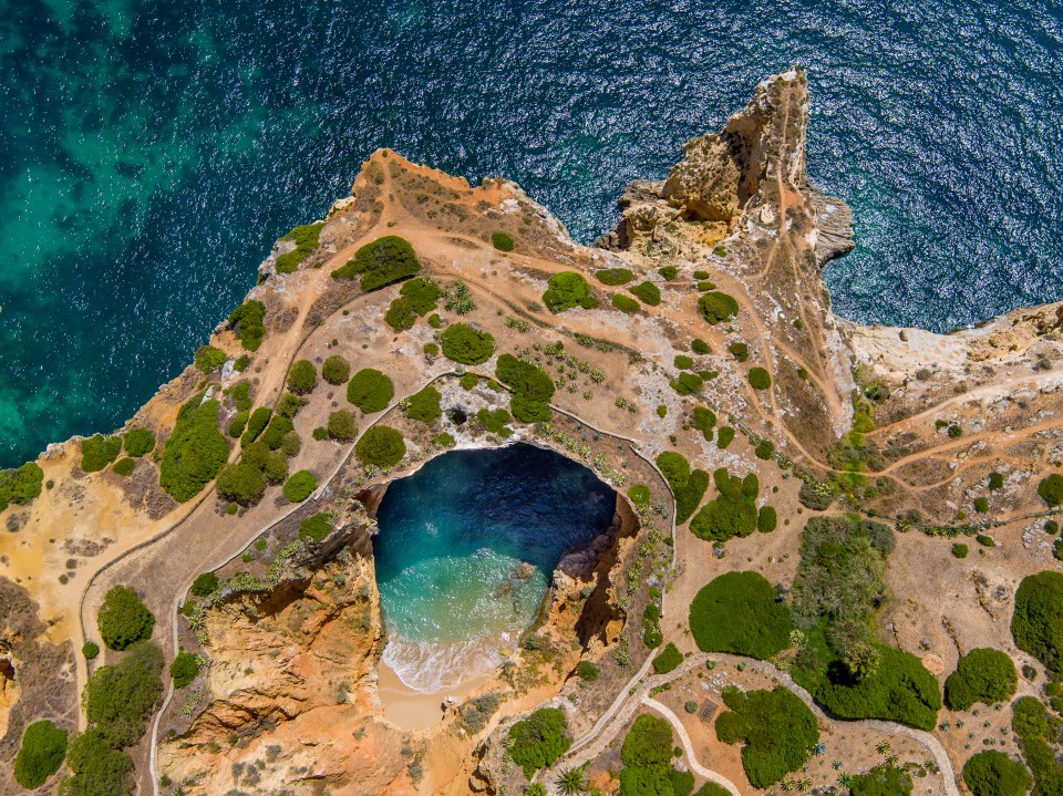 Portugal has lots of secluded beaches and coves to explore