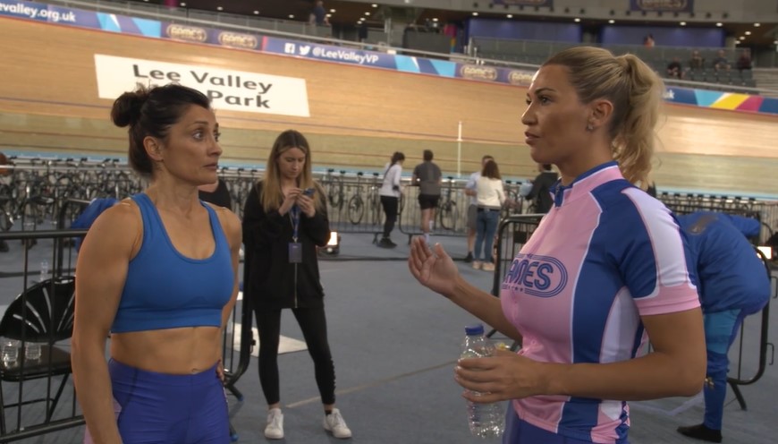 Lucrezia confronted Christine after the race