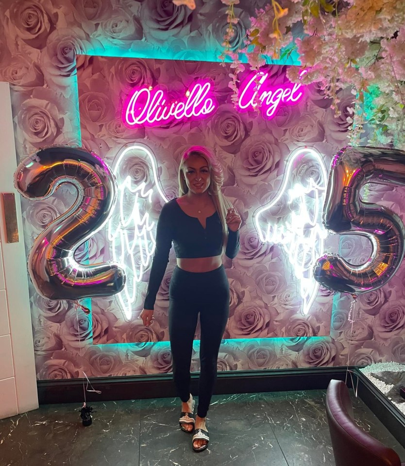 And celebrated her 25th birthday in March