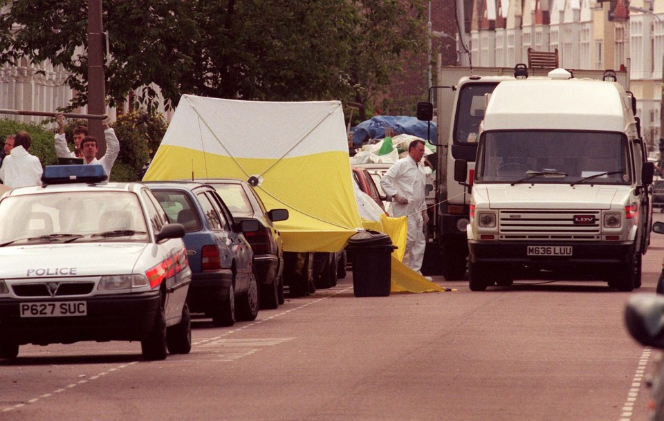 A source said: 'Netflix docs have a reputation for producing new information' - pictured the crime scene