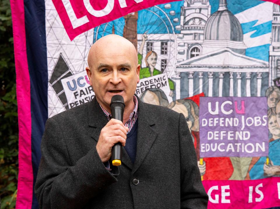 RMT General Secretary Mick Lynch announced: 'Our union will now embark on a sustained campaign of industrial action which will shut down the railway system'