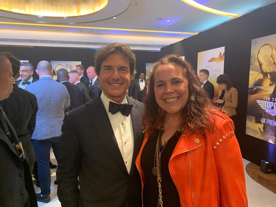 Tom Cruise made a beeline for Jo at the premiere