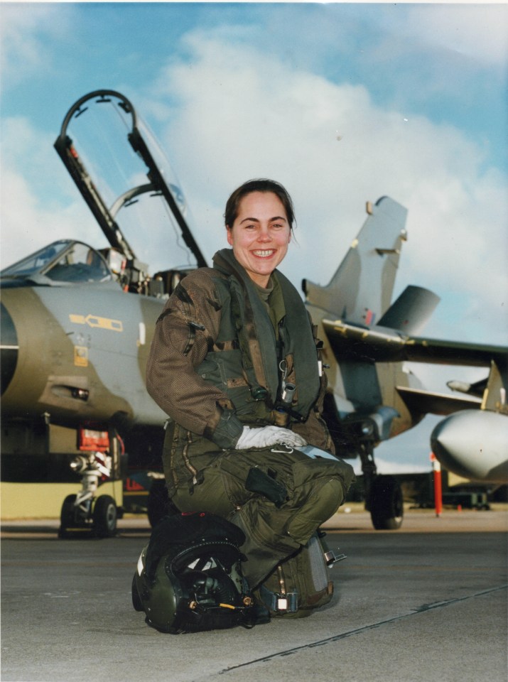 Jo Salter was the first female RAF pilot declared combat ready