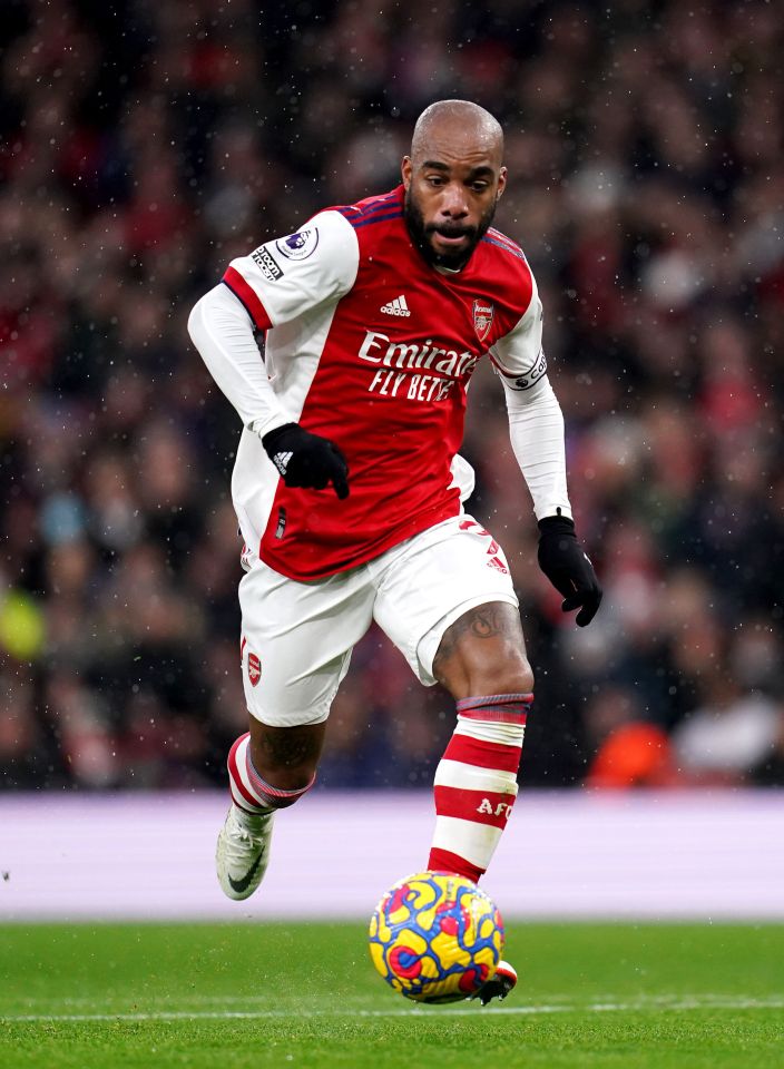 Lacazette has joined Lyon from Arsenal on a free transfer