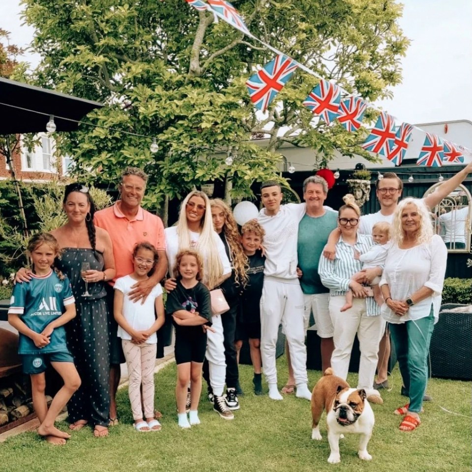 Katie Price celebrated the jubilee with family but two people were missing