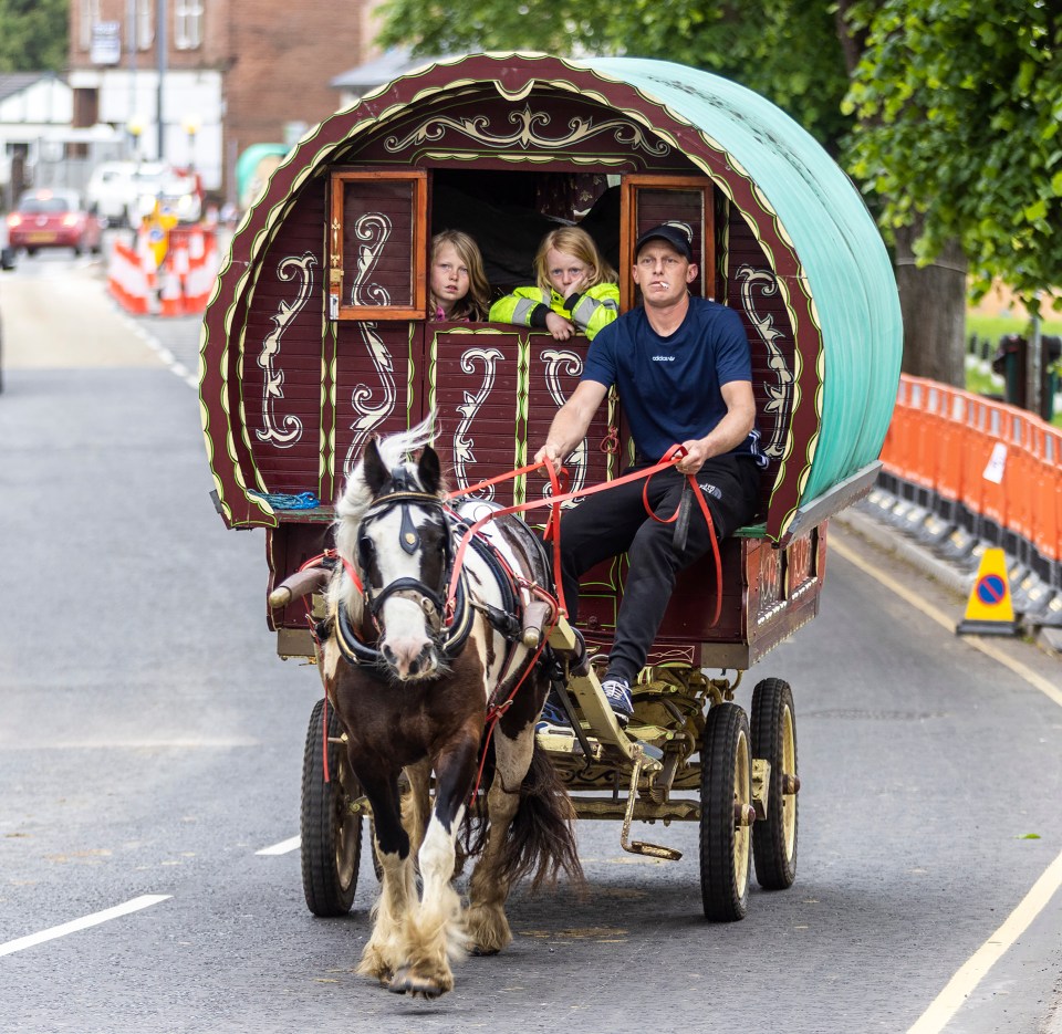People from the Gypsy and Travellers community travel from all over Europe to attend the historic fair
