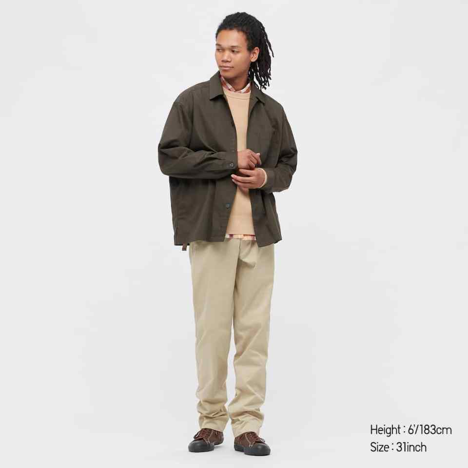MEN VINTAGE REGULAR FIT CHINO TROUSERS