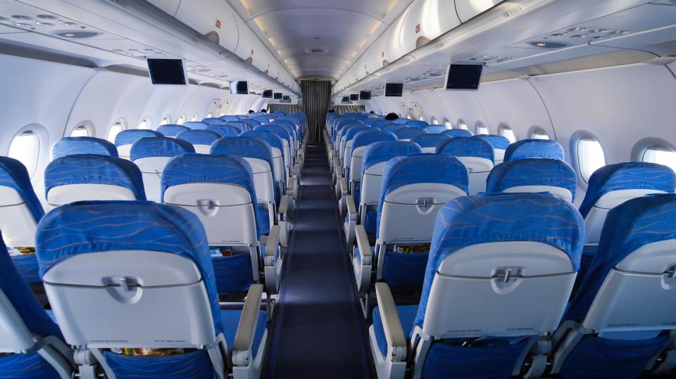 A woman has divided opinion after she was slammed for claiming an empty seat - which she had paid for