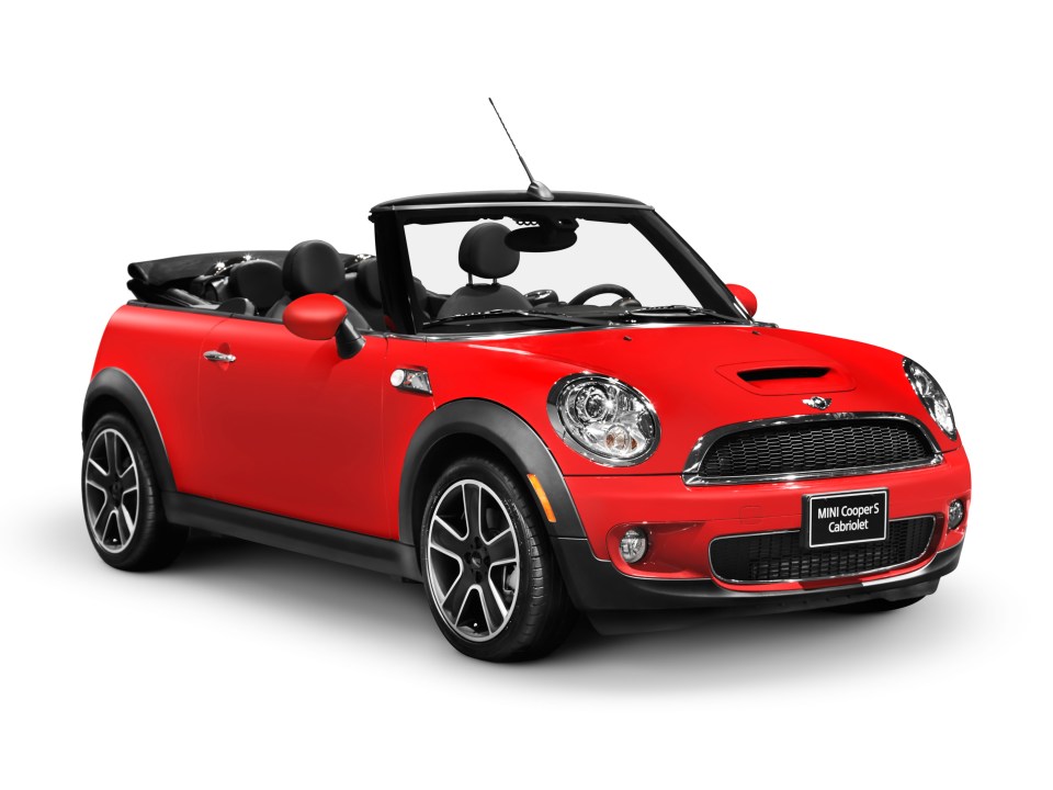 The iconic MINI was another popular choice with Brits