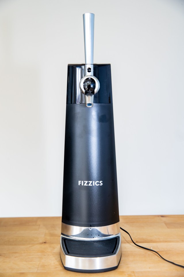 Fizzics DraftPour beer dispenser.