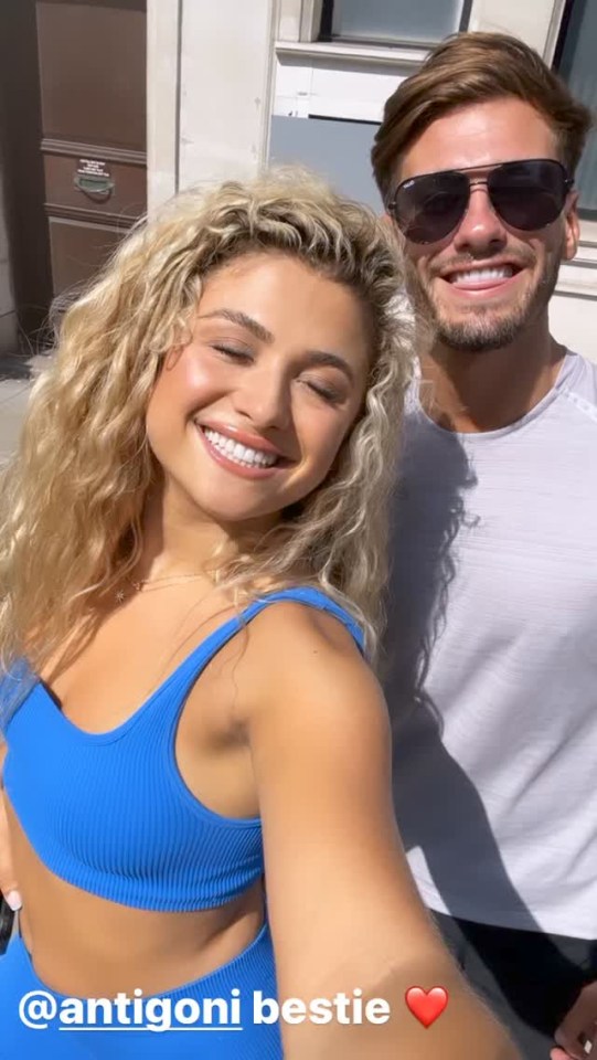 Jacques called Antigoni his 'bestie' as they spent the day together