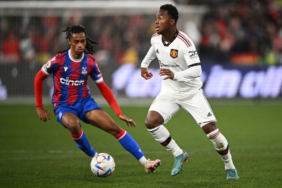Manchester United are keen to get promising defender Ethan Laird more game time