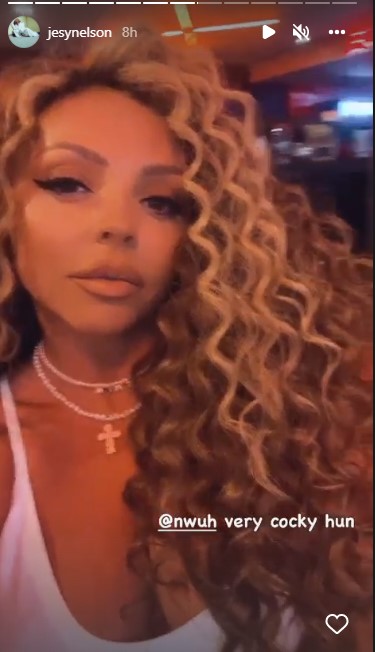 Jesy has been keeping her followers up to date with her trip