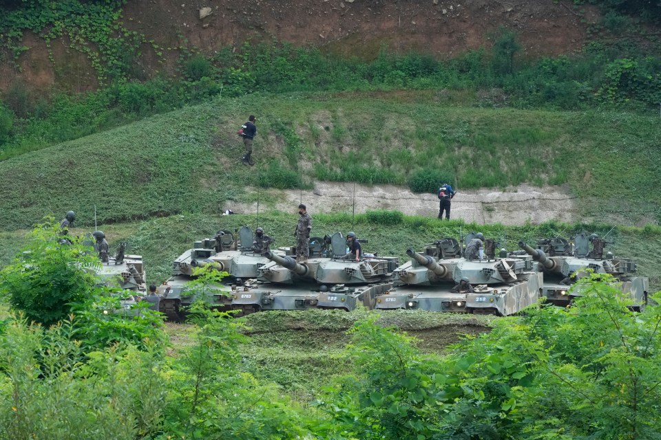 Kim was speaking in response to South Korean-US military drills near his border