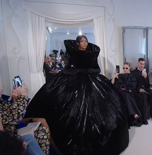 Legendary model Naomi Campbell was of course there to impress