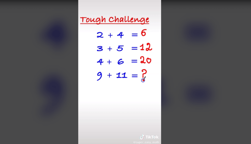 Can you figure the final sum out?
