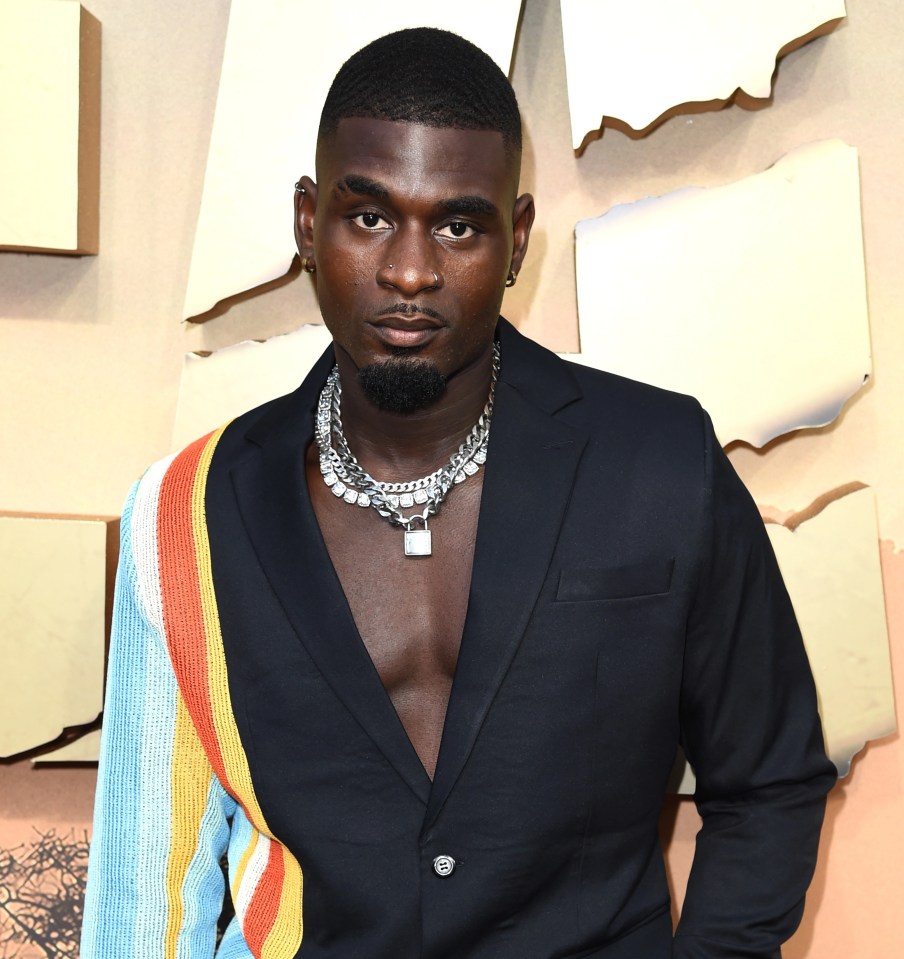 The Irish Love Islander was a star in stripes at the glitzy movie bash