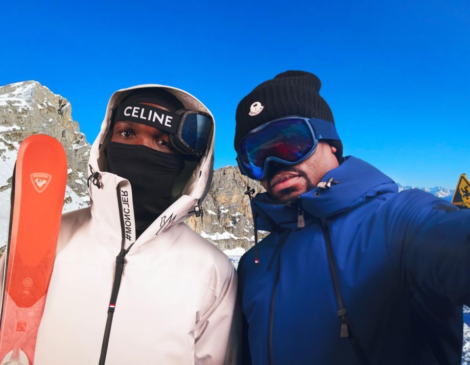 Mathias and his twin Florentin went on a skiing holiday last winter
