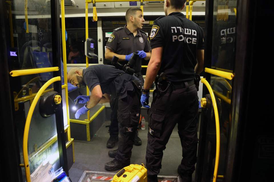 The suspect handed himself into police after fleeing the scene