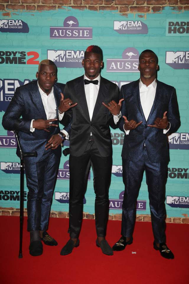 All three brothers - Mathias, Paul and Florentin - have had professional football careers