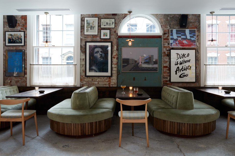 Interior of Artist Residence, Bristol.