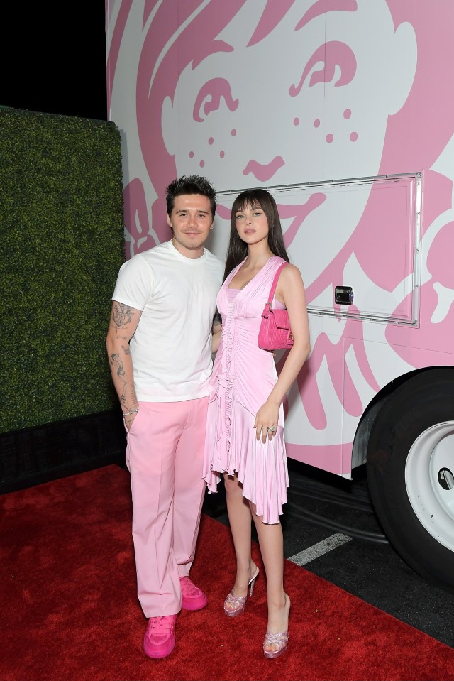 The newlyweds were at a new product launch for fast food chain Wendy’s
