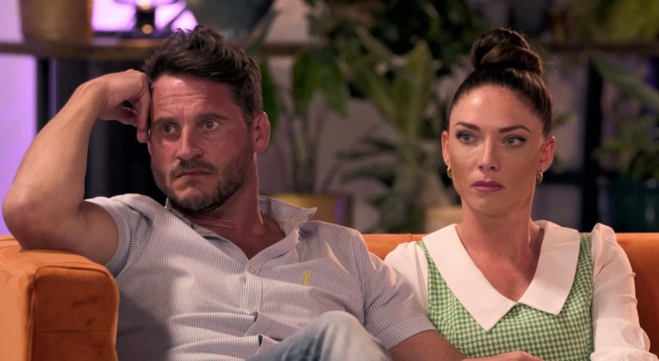 April and George had been on rocky ground after she kissed another woman on their Honeymoon