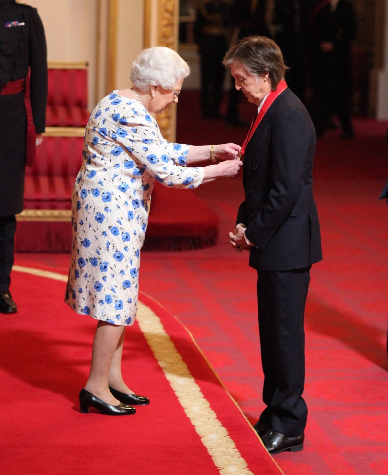 Sir Paul McCartney is made a Companion of Honour in 2018 palace ceremony