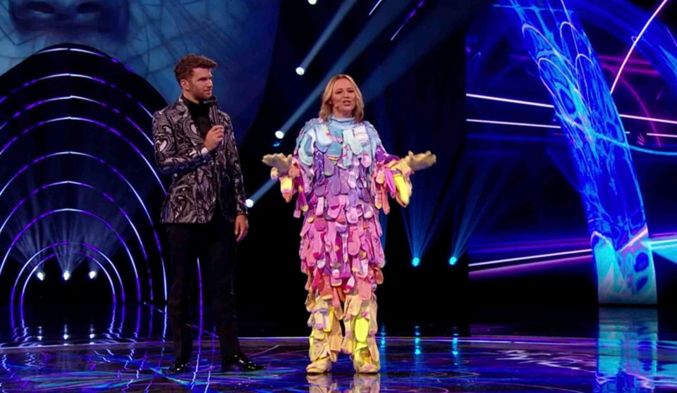 Kimberely Walsh was revealed as Odd Socks on The Masked Dancer