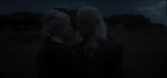 Rhaenyra and Daemon took advantage of the darkness on the beach