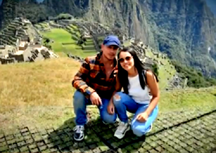 Police believe her partner Jorge Minaya Garay, 46, may be on the run in the UK