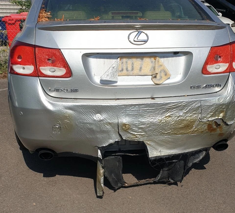 Andrey Grudachev returned from his holiday to find his car burnt