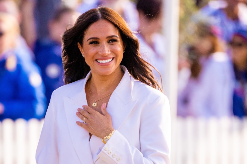 The rapper also appears to reference Meghan’s fall-out with her dad Thomas and seems to compare it to his own estranged father
