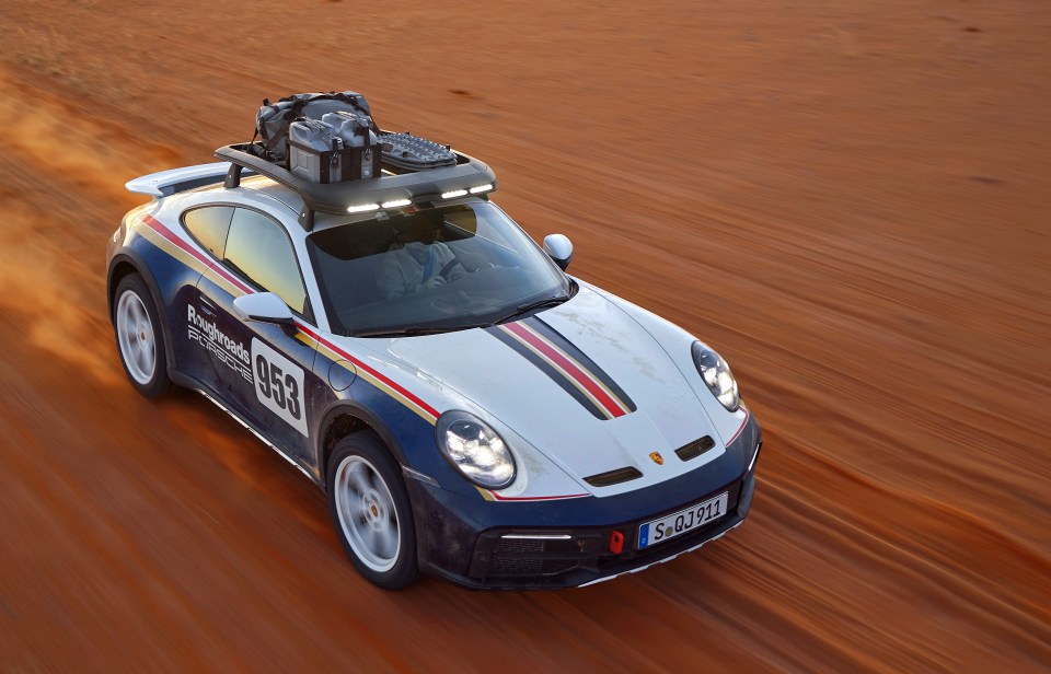 Porsche has revealed the 911 Dakar which celebrates its wins in the gruelling rally