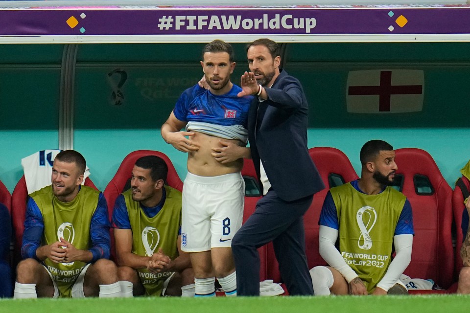 Gareth Southgate turned to the midfielder as his side were being overan by America