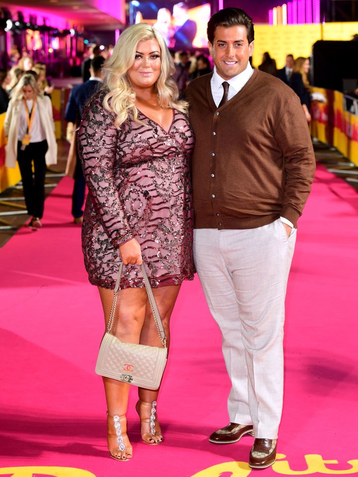 He says he is still on good terms with ex Gemma Collins