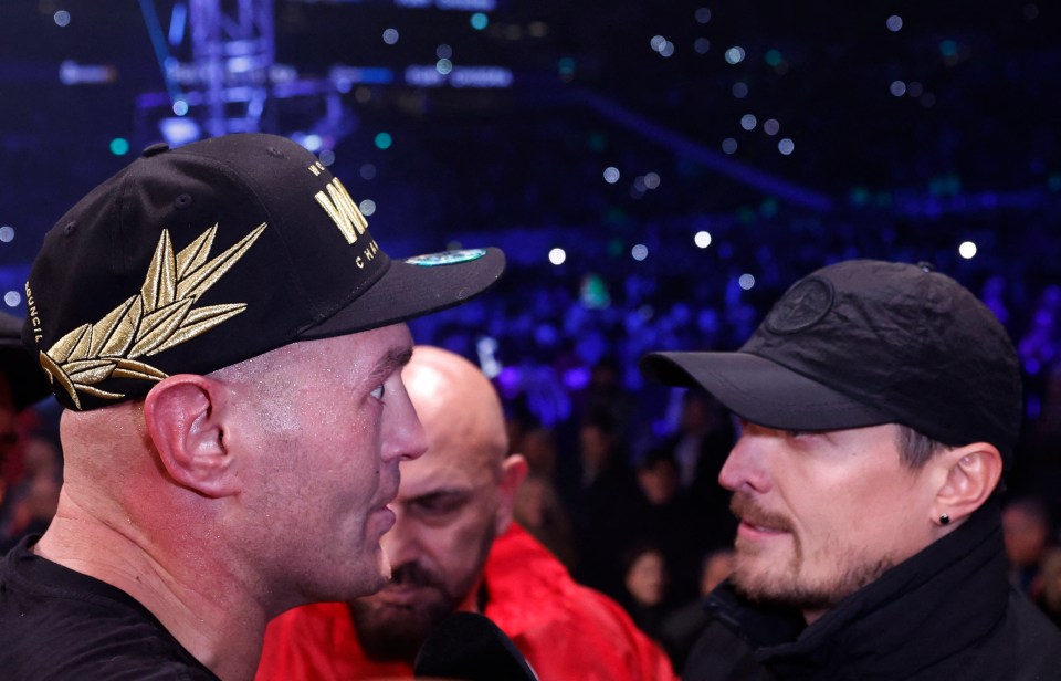 Fury called out a ringside Oleksandr Usyk after his third title defence