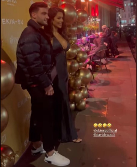Luca Bish also turned up to show his support at the event as he posted this photo on his Instagram stories