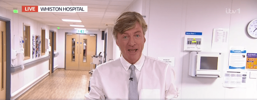 Richard was inside the frailty unit