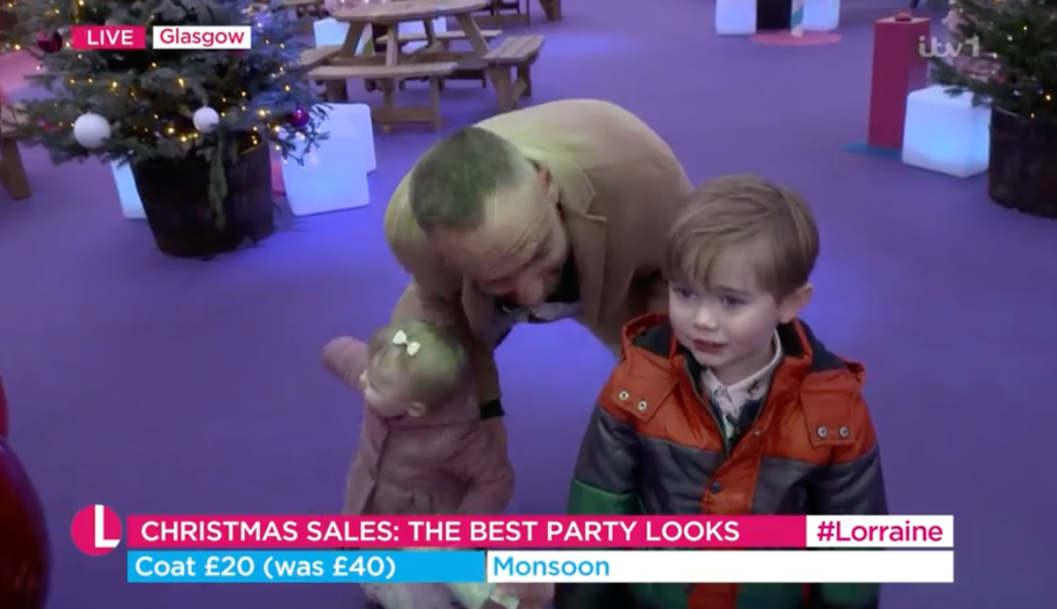 Mark was introducing Molly and Spencer to viewers