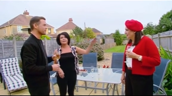 One guest thought it would be funny to pretend to be French - that's one way to get out of small talk