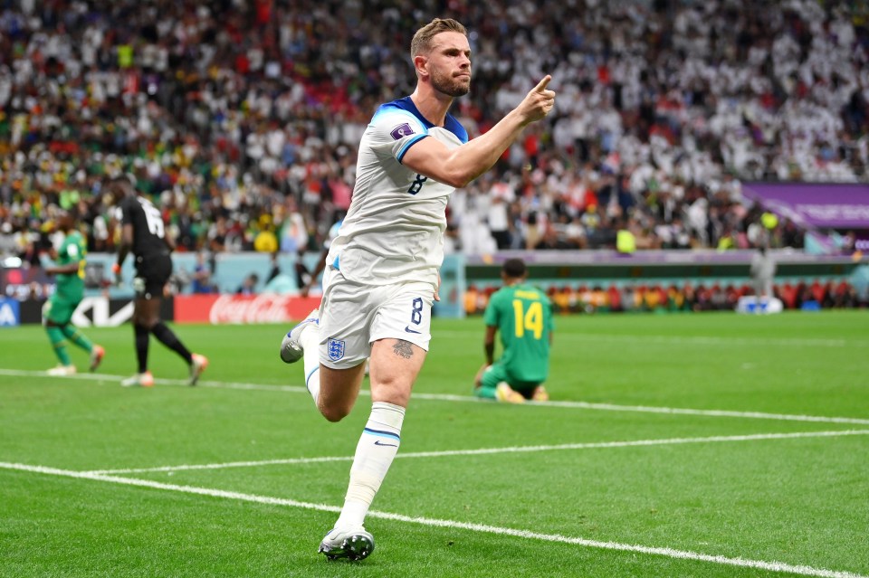 Jordan Henderson broke the deadlock in the 38th minute
