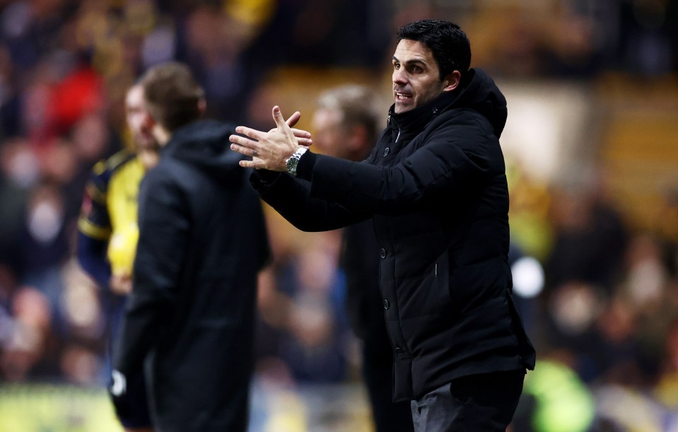 From first-half frustration to second-half satisfaction, the Arsenal boss went through many emotions during the 90 minutes of action
