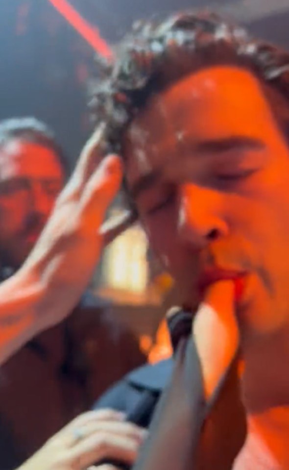 Matty at a The 1975 gig in Brighton