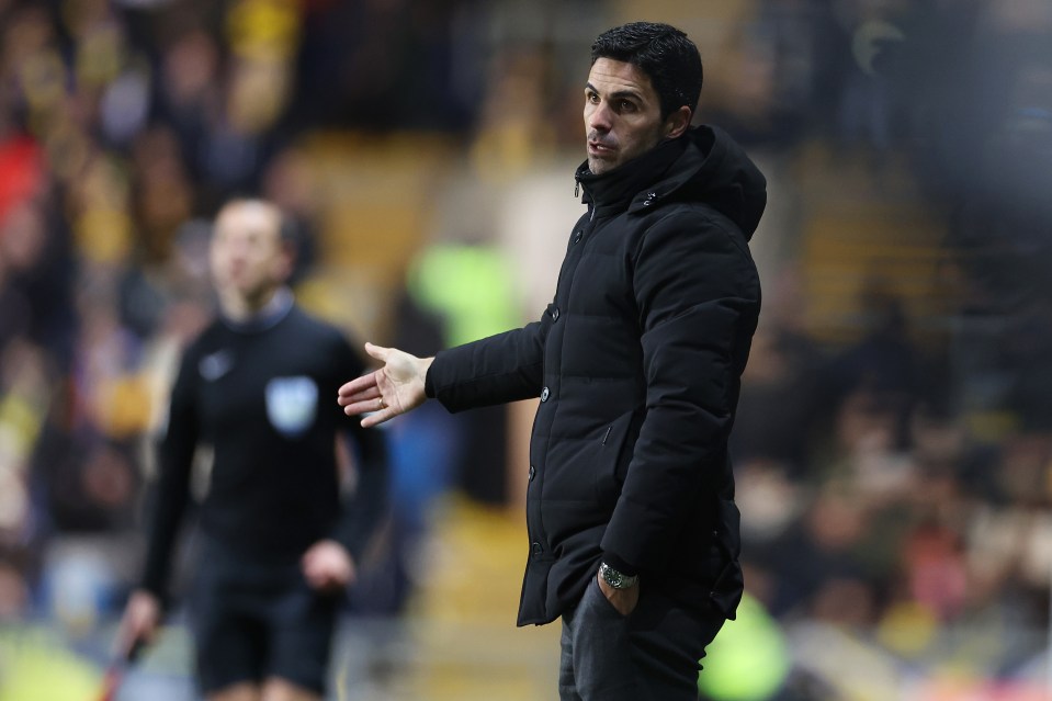 Arteta rested some first-team stars for the trip to the Kassam Stadium