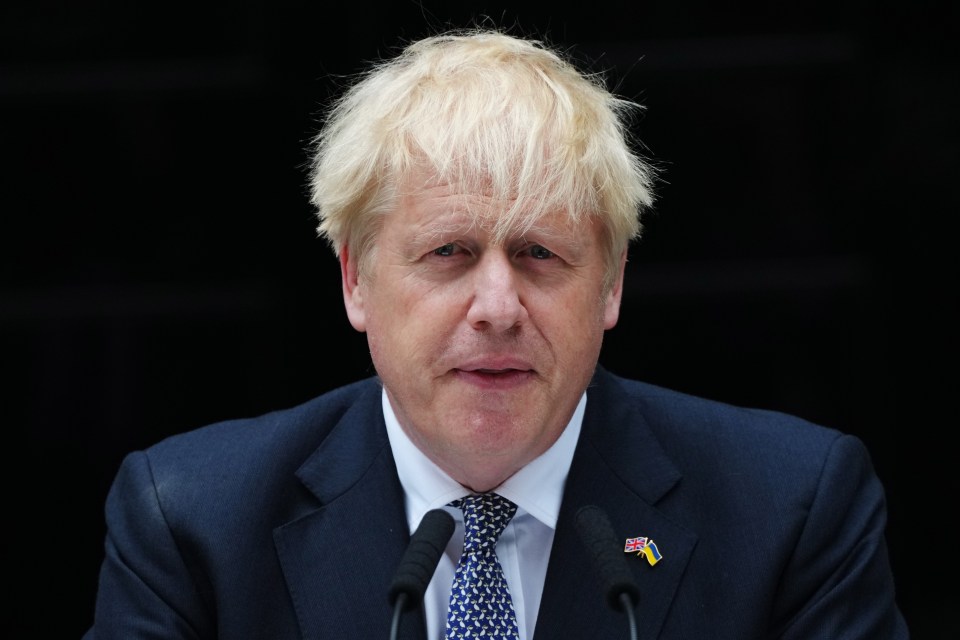 Rishi took a swipe at former PM Boris Johnson